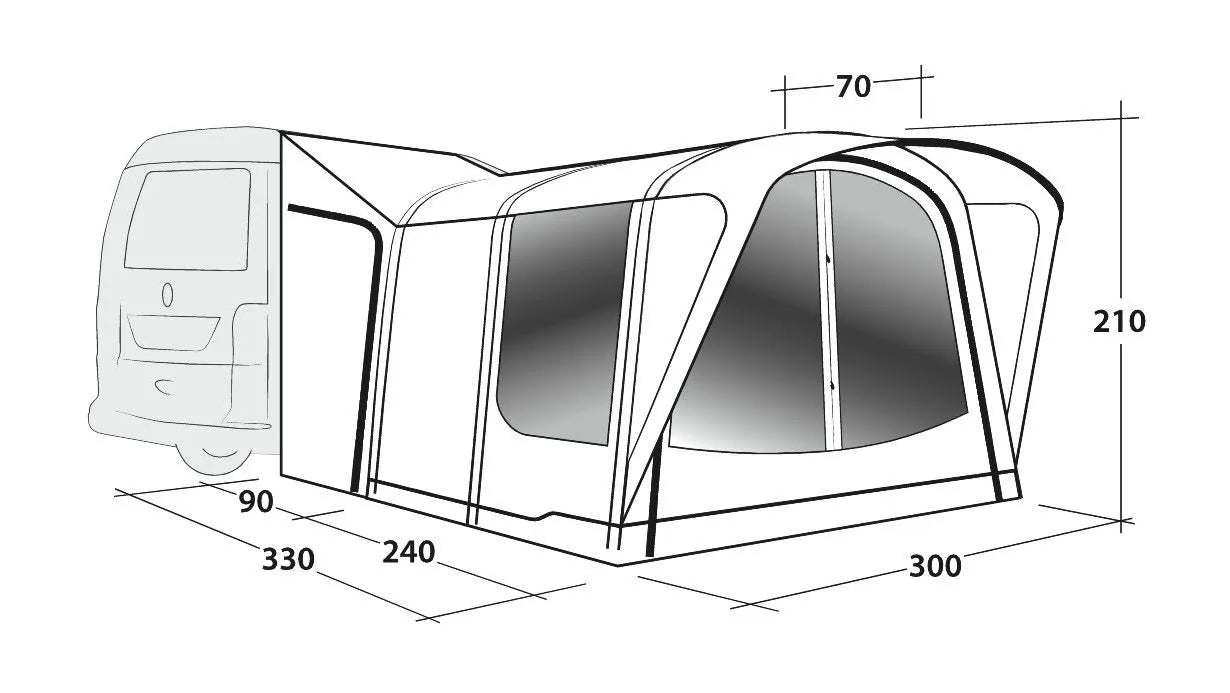 Outwell Newburg 240 Air Tall