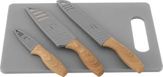 Outwell Caldas Knife Set With Cutting Board