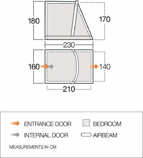 Vango Tall Annexe Elements TC - Riviera