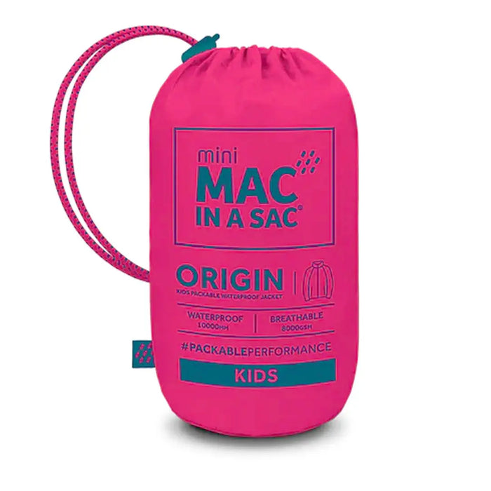 Mac In A Sac Kids Jacket Fuchsia