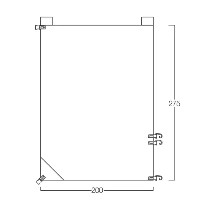 Vango Caravan Awning Side Canopy