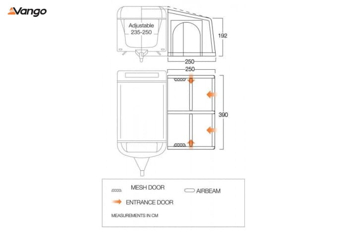 Vango Balletto Air 390 Elements ProShield