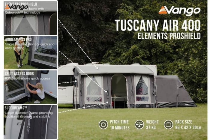 Vango Tuscany Air 400 Elements ProShield