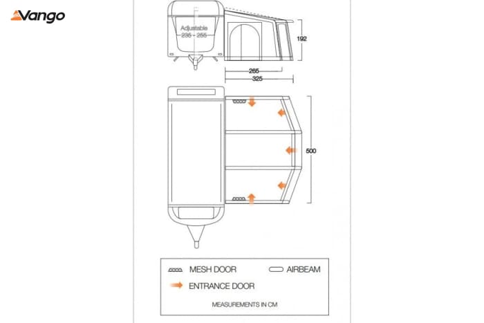 Vango Tuscany Air 500 Elements ProShield